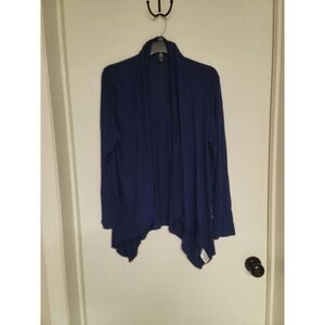 ~ womens dark blue midnight cardigan style sweater - size M